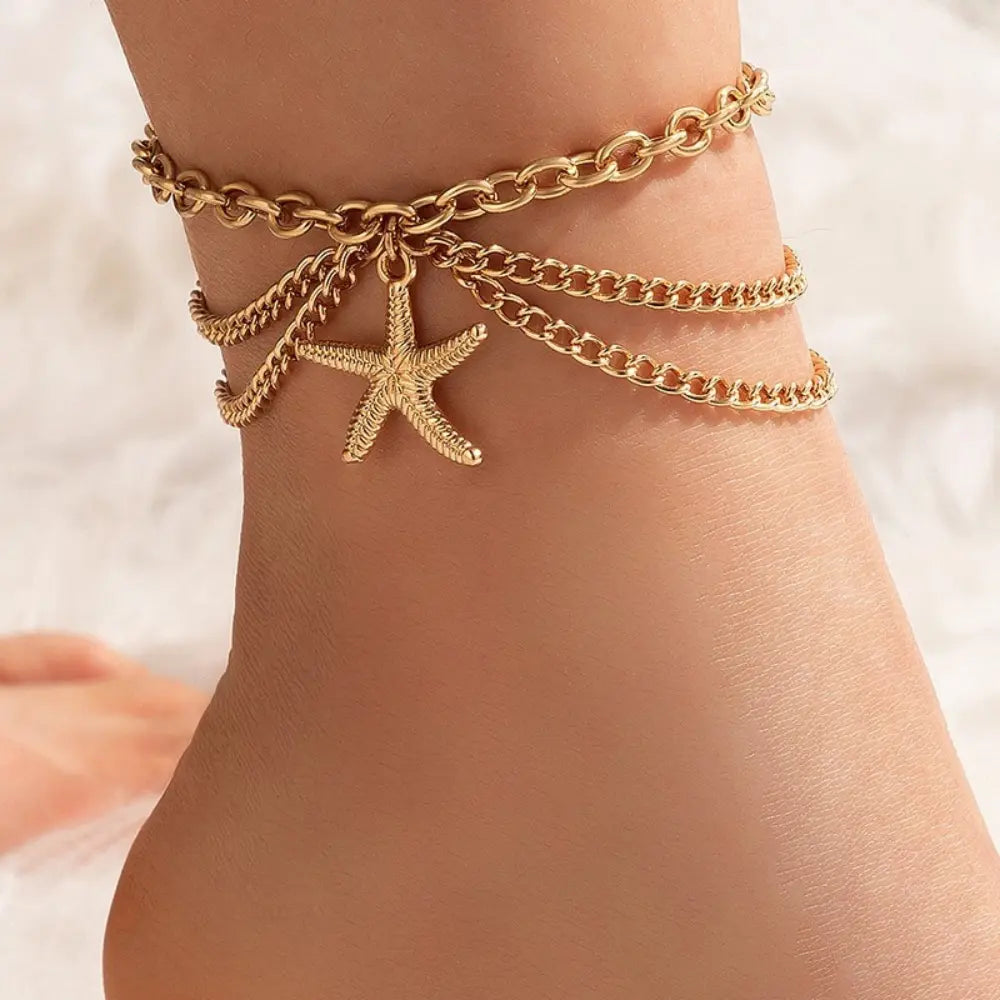 bracelet-de-cheville-luxe-etoile-de-mer