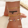 Bracelet De Cheville Style Grecque