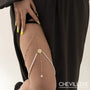Bracelet De Cuisse - Or & Blanc