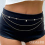 Chaines De Taille Argentées - 3 Pièces
