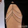 Collier De Cuisse Bohème - Perles Argent