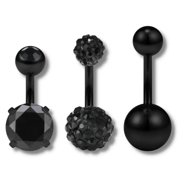 piercing-capuchon-bijoux-noirs-3-pieces