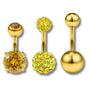Piercing Capuchon Clitoris Or 3 Pièces