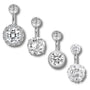 Piercing Capuchon Clito Diamants 4 Pièces