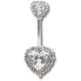 Piercing Clito À Capuchon Diamants Argenté