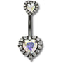 Piercing Clitoris À Capuchon Noir