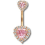 Piercing Clitoris À Capuchon Rose