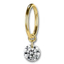 Piercing Clitoris Diamant Pendant Or