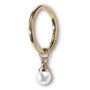 Piercing Clitoris Perle Pendante Or