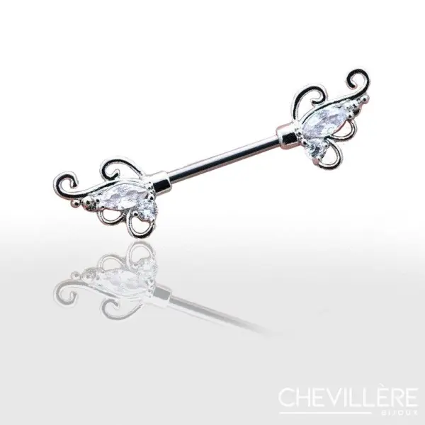 Piercing de Téton avec Strass (Lot de - Chevillère Bijoux