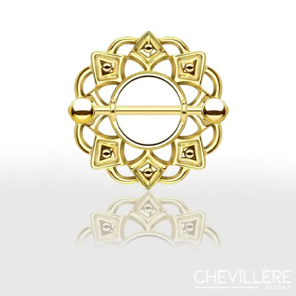 Piercing Téton Soleil - Chevillère Bijoux