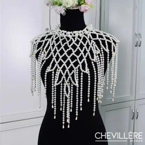 Parure Épaules/Poitrine Sexy En Perles - Chevillère Bijoux