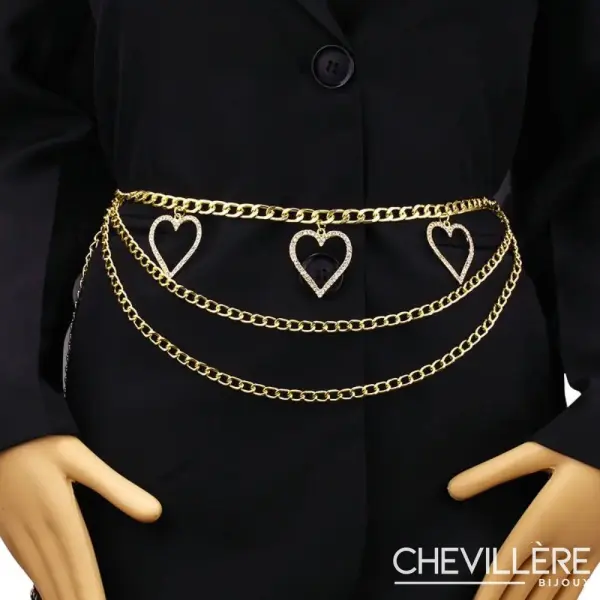 Bijoux De Tailles - Chaines Or 3 Pièces - Chevillère Bijoux