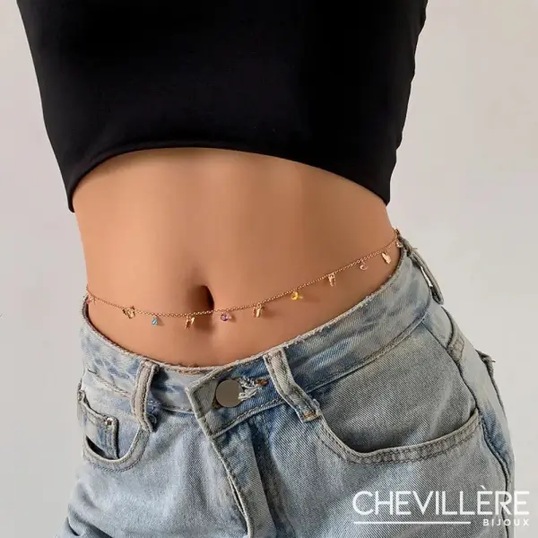 Chaîne De Ventre Originale - Chevillère Bijoux