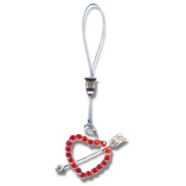 Bijou De Seins Sans Piercing - Coeur & Strass X2 - Chevillère Bijoux