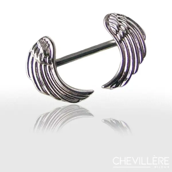 Lot de Piercings Téton Éblouissants Aile 'Ange - Chevillère Bijoux