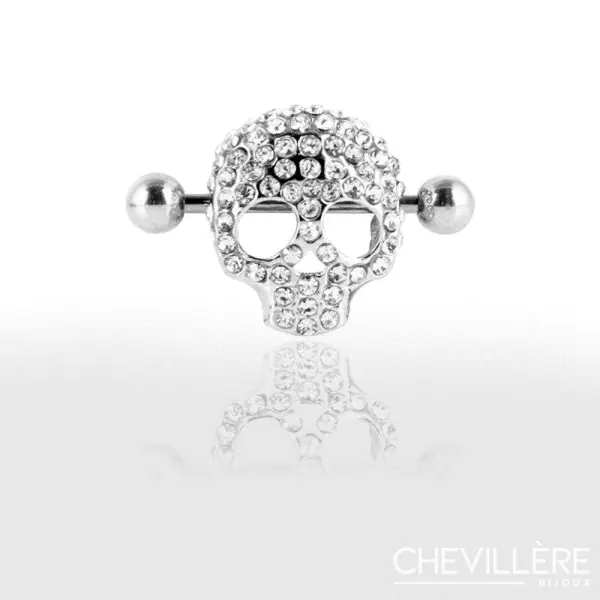 Lot de  Piercings Tête de Mort pour Téton - Chevillère Bijoux