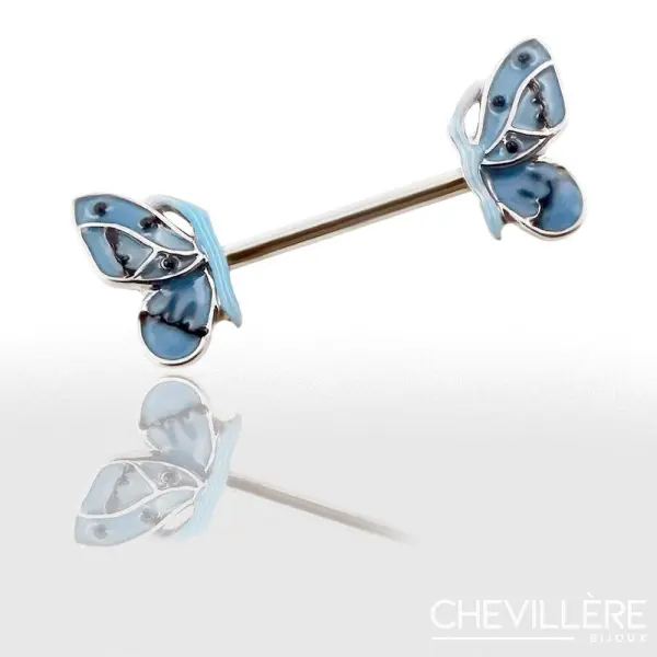 Ensemble de  Piercings Papillon pour Téton - Chevillère Bijoux