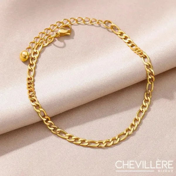 Chainette Pour Cheville Mailles - Chevillère Bijoux