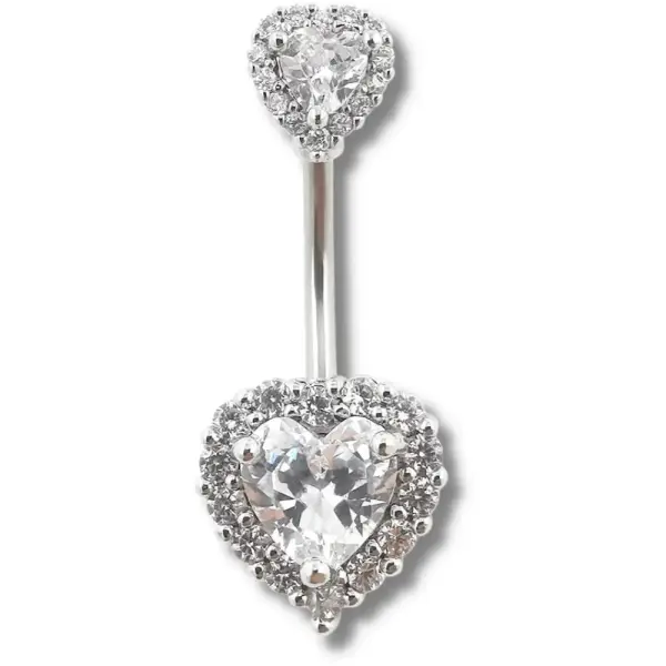 Piercing Clito À Capuchon Diamants Argenté - Chevillère Bijoux