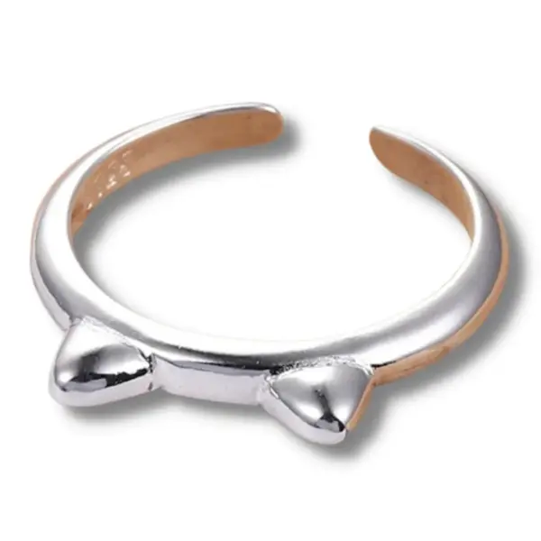Bague Doigt De Pied - Oreilles De Chat - Chevillère Bijoux