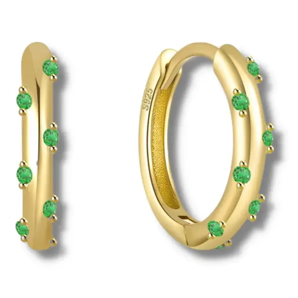 Piercing Genital Anneau Vert - Chevillère Bijoux