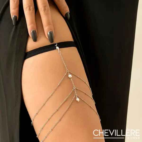 Bijou De Jambe - Chaîne Argent - Chevillère Bijoux