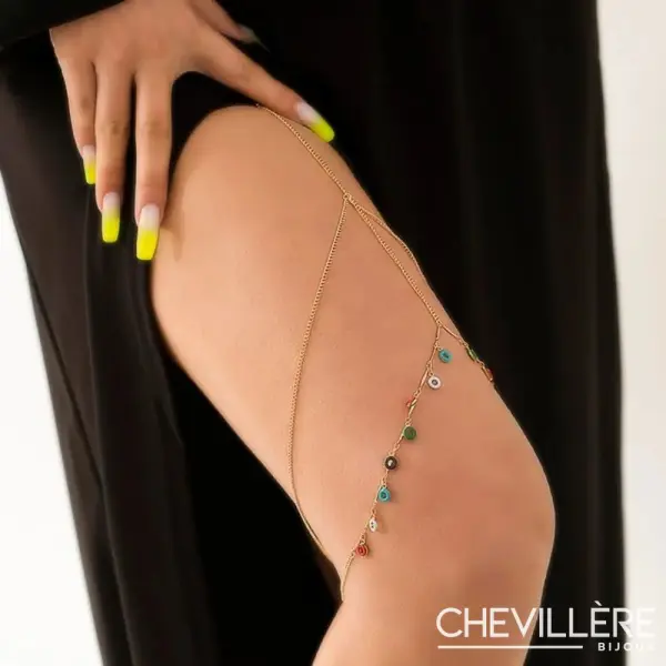 Chaîne De Cuisse Chic Or - Chevillère Bijoux