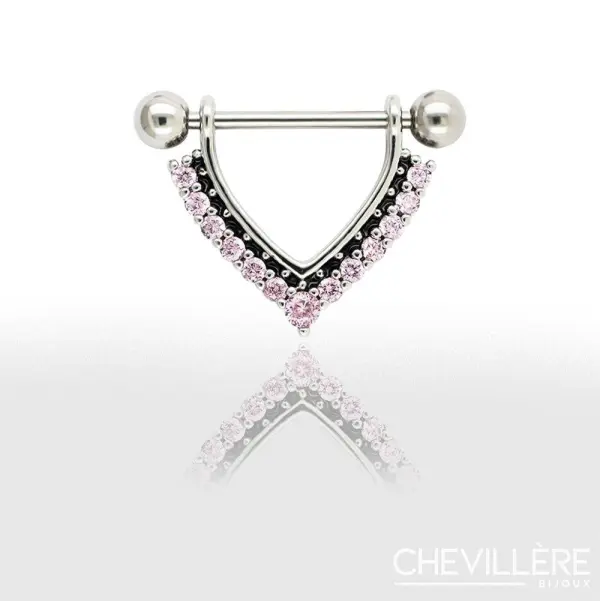 Ensemble de Piercings Téton en Triangle  Pièces) - Chevillère Bijoux