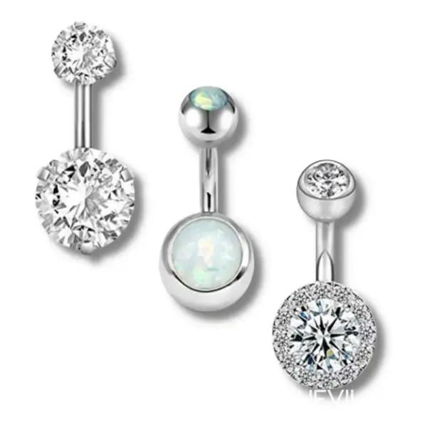 Piercing Capuchon Clito Argent 3 Pièces - Chevillère Bijoux