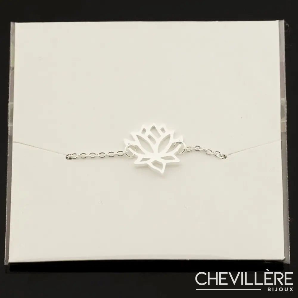 Bijoux Cheville Femme - Fleur De Lotus - Chevillère Bijoux
