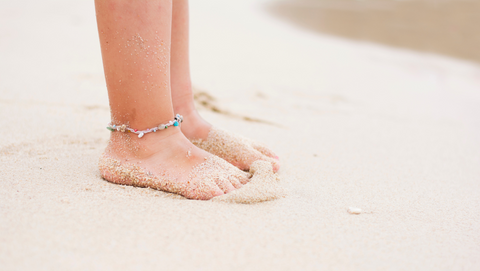 bracelets de cheville en or