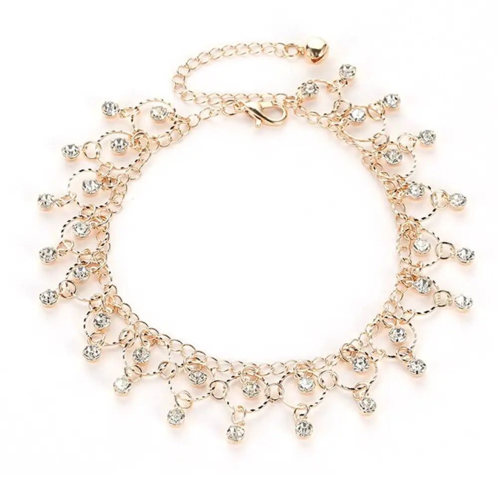 Chevillère Bijoux - Or Et perles - Chevillère Bijoux